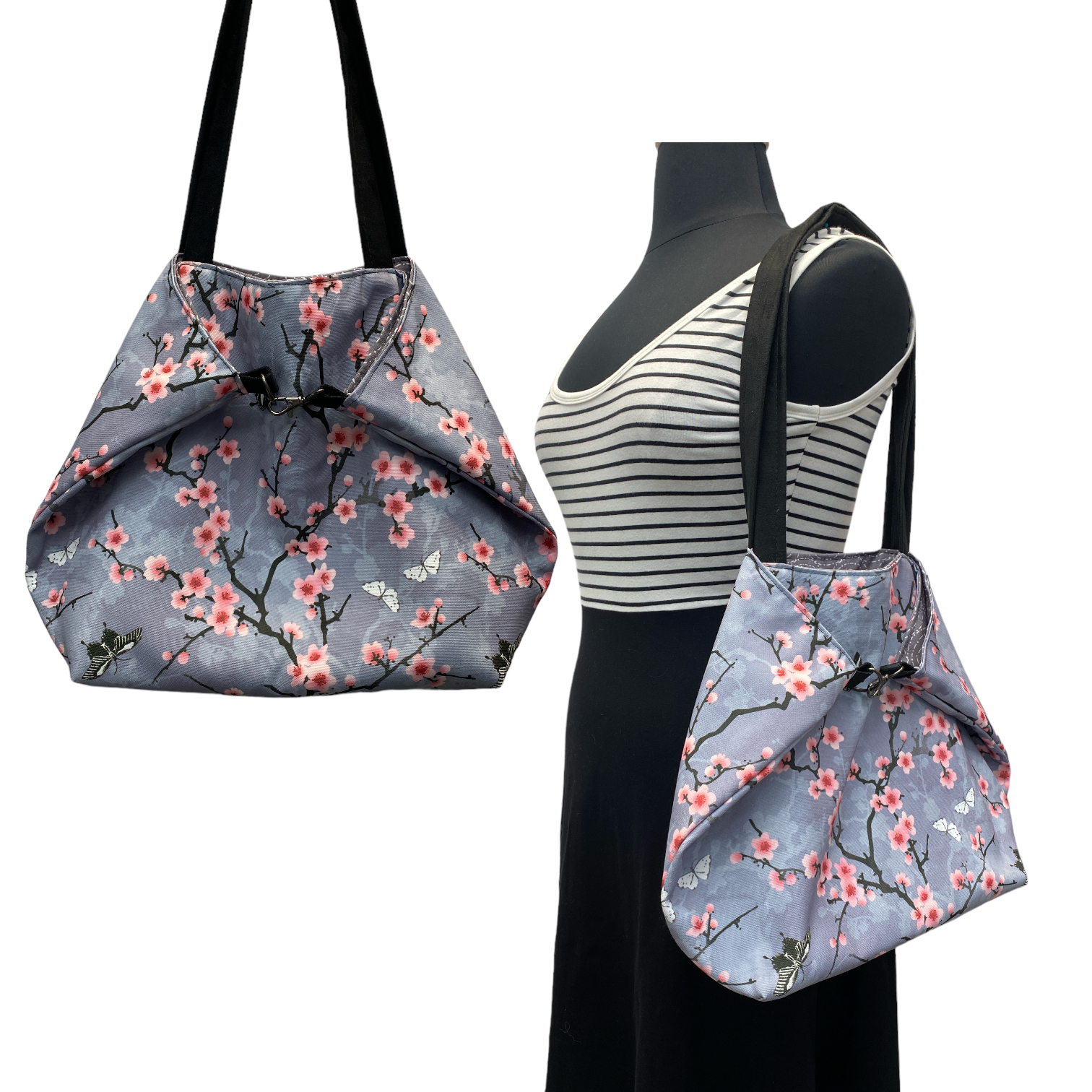 Simple Sack TOTE - Cherry Blossoms