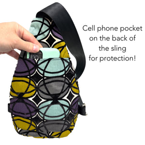 SALE Travel Perfect Sling + Backpack! Convertible for YOU! Butterfly Magic
