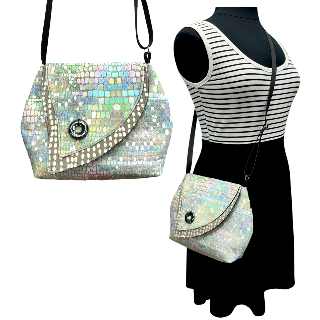 SALE Tiger Lily Bag Pastel Pixels