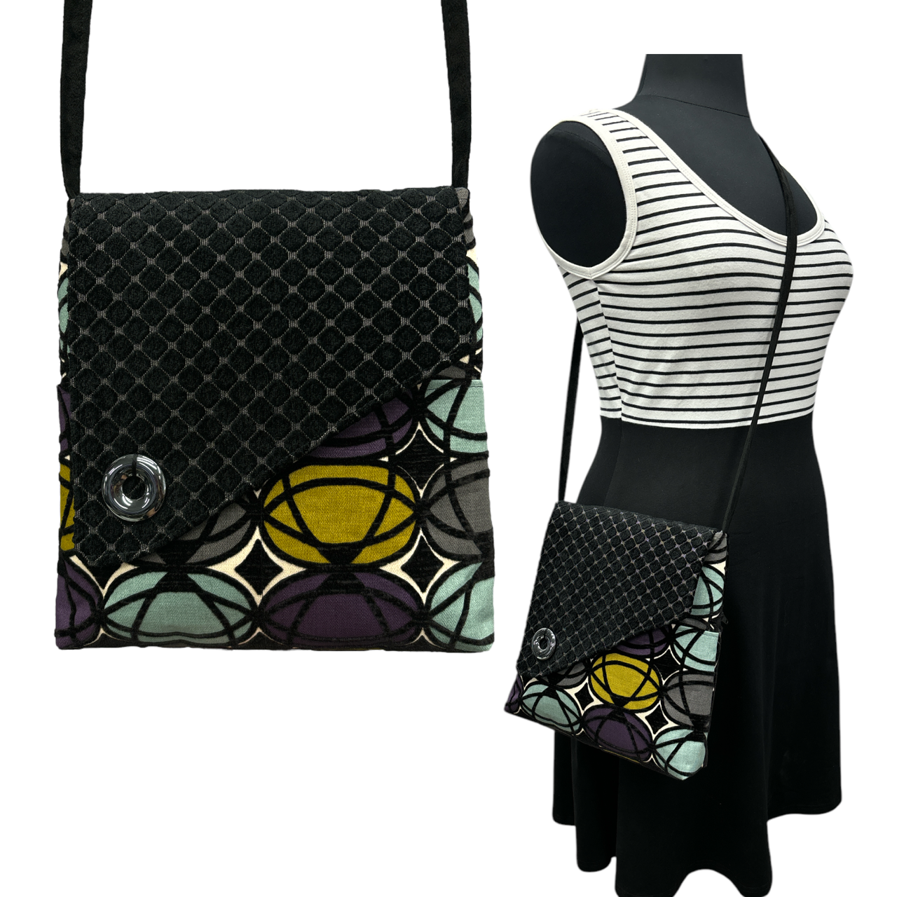 Geometric shoulder bag sale