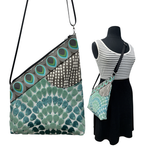 SALE Festival Peacock Teal Grey