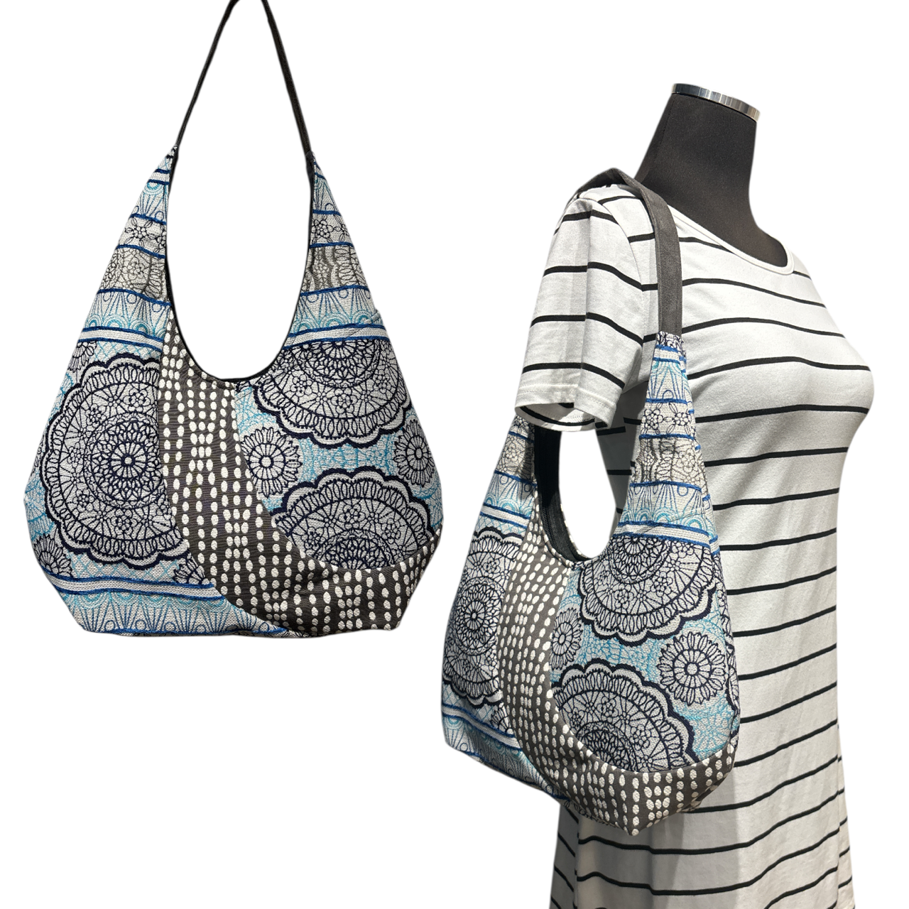 SALE Hobo Blue Mandala