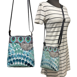 Sale MIILK Bag Peacock Teal Grey