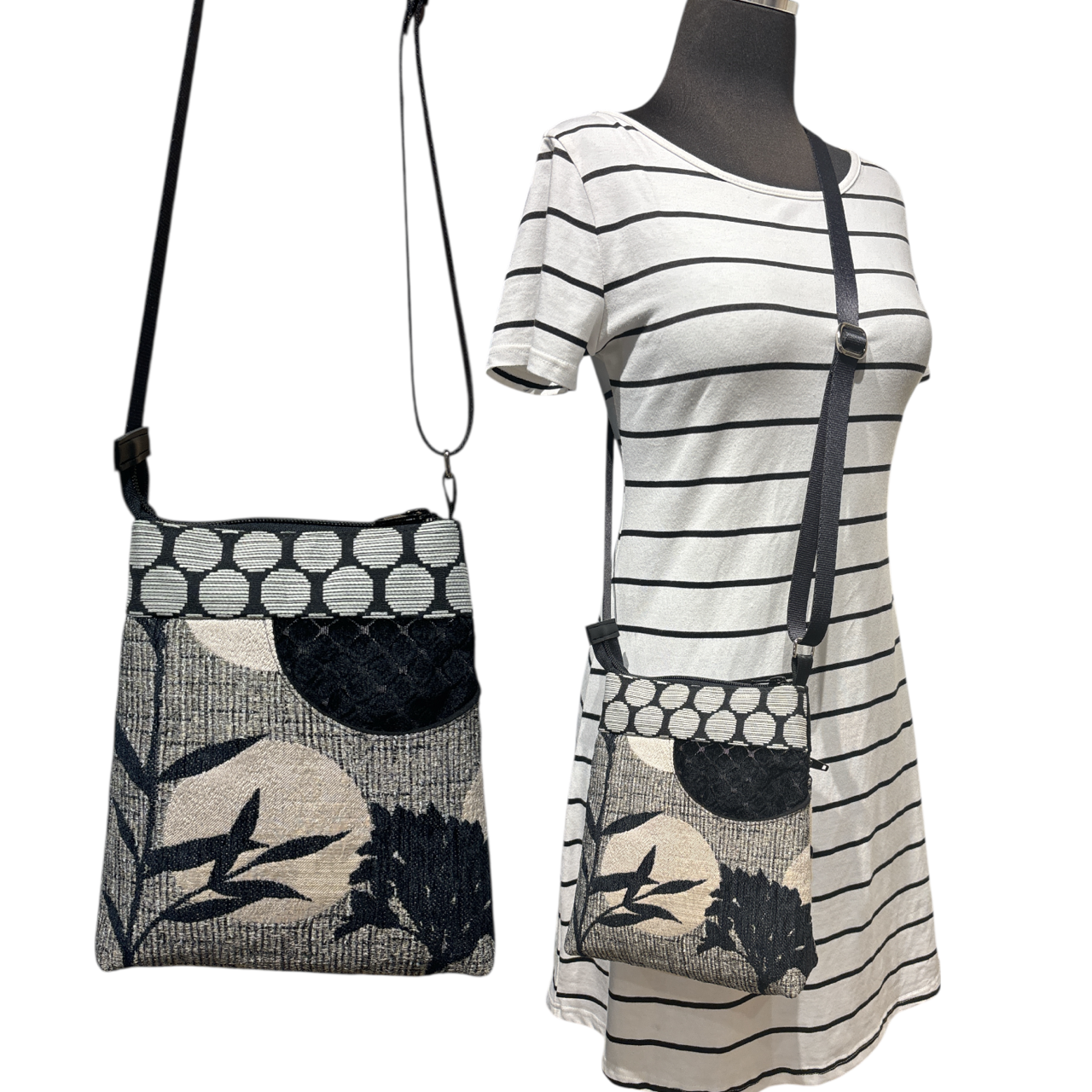 Sale MIILK Bag Flower Moon Black