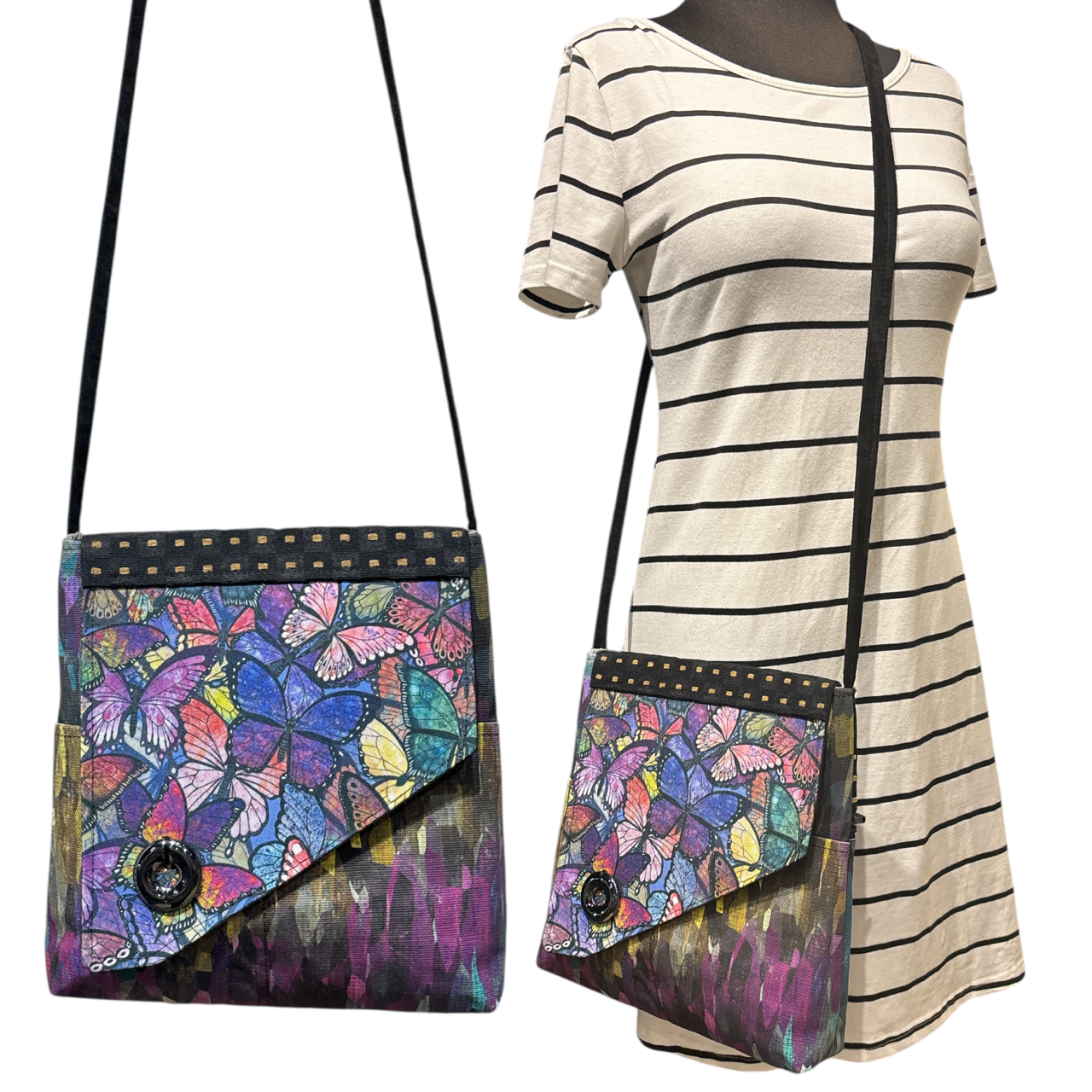 SALE Day Bag Mosaic Butterflies