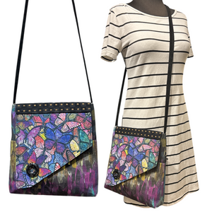 SALE Day Bag Mosaic Butterflies