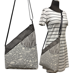 SALE Festival Bag Grey on Grey