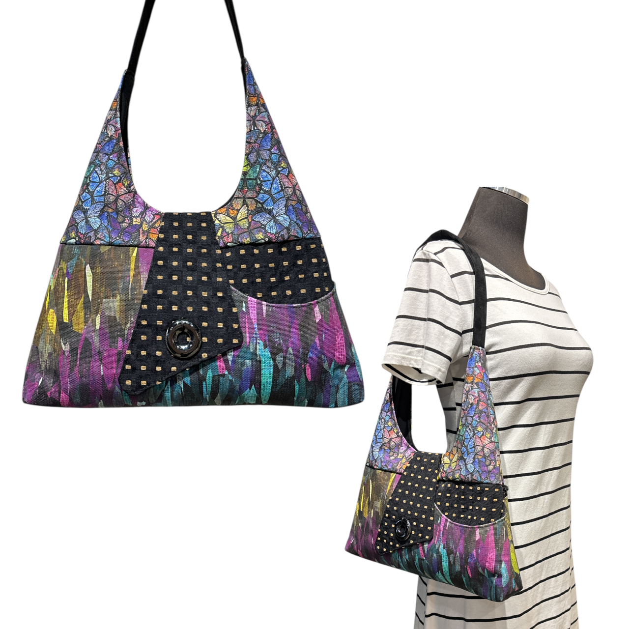 SALE Joyful Tote Mosaic Butterflies