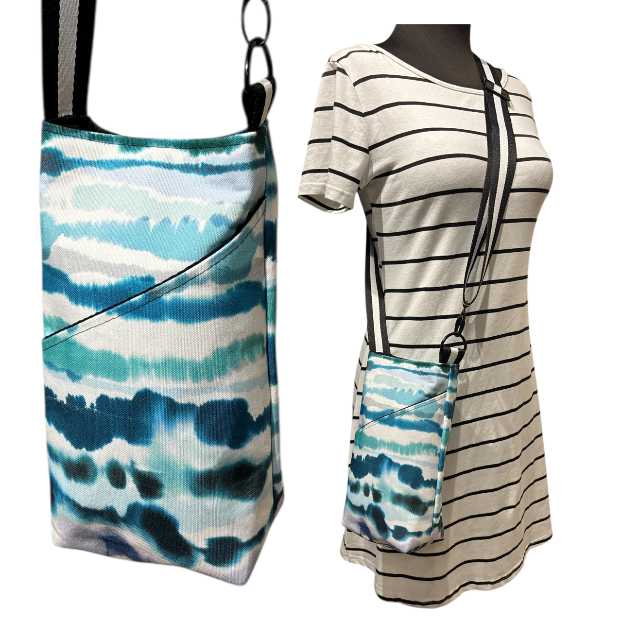 Sale Water Bottle Bag Aqua Waters