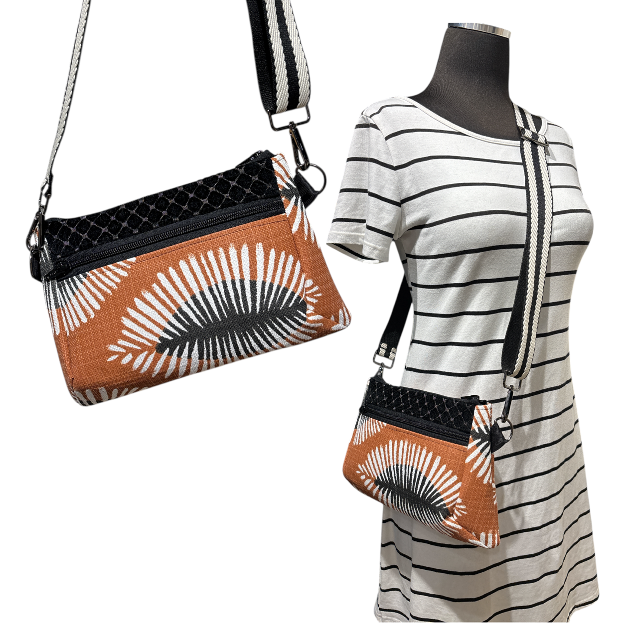 SALE 3-Way Bag *Upgraded 56" STRAP* Orange Pod Wink