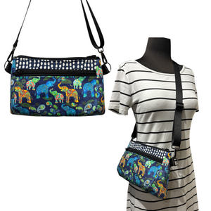 SALE 3-Way Bag Blue Elephants