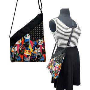 SALE Festival Bag MeowMeow Multicolor Black
