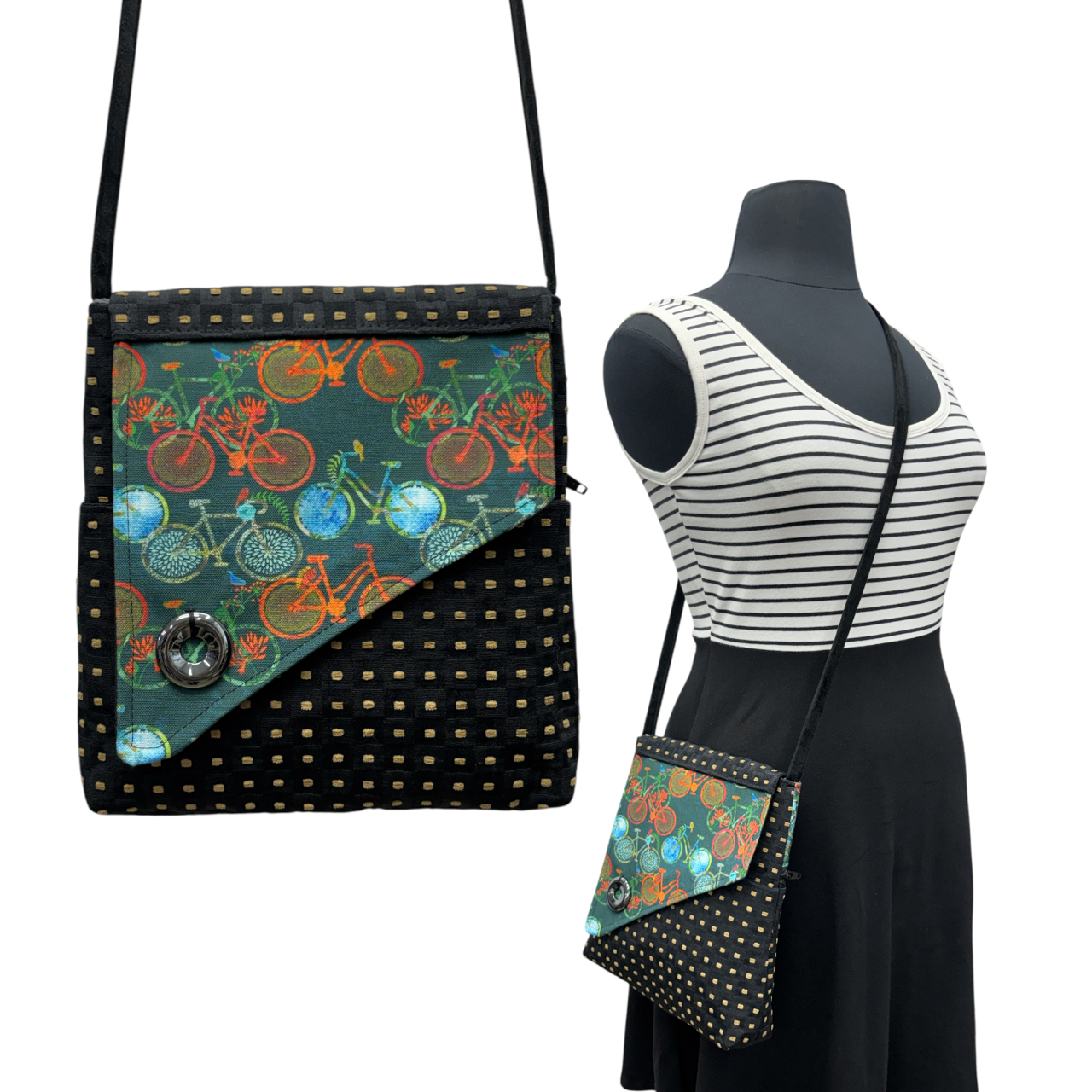 SALE Day Bag Bike Ride on Black