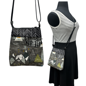 Sale MIILK Bag Black Grey Mountains