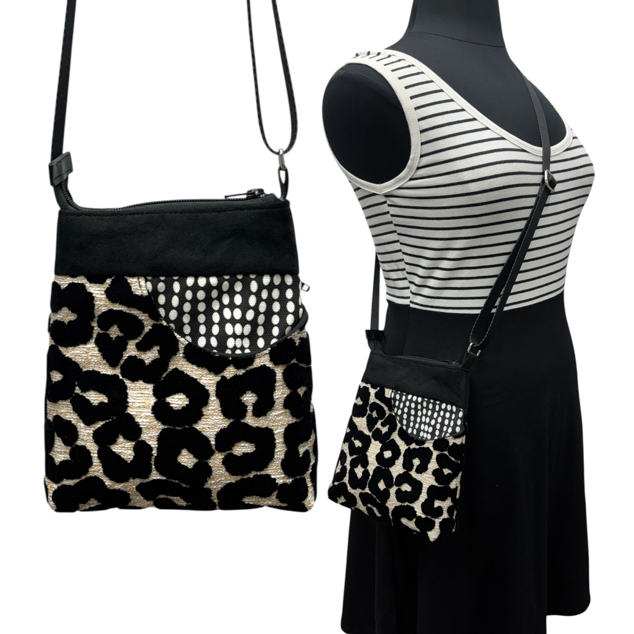 Sale MIILK Bag Black Big Cat Abstract