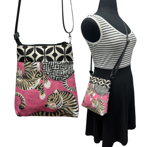 Sale MIILK Bag Dancing Pink Tiger on Black