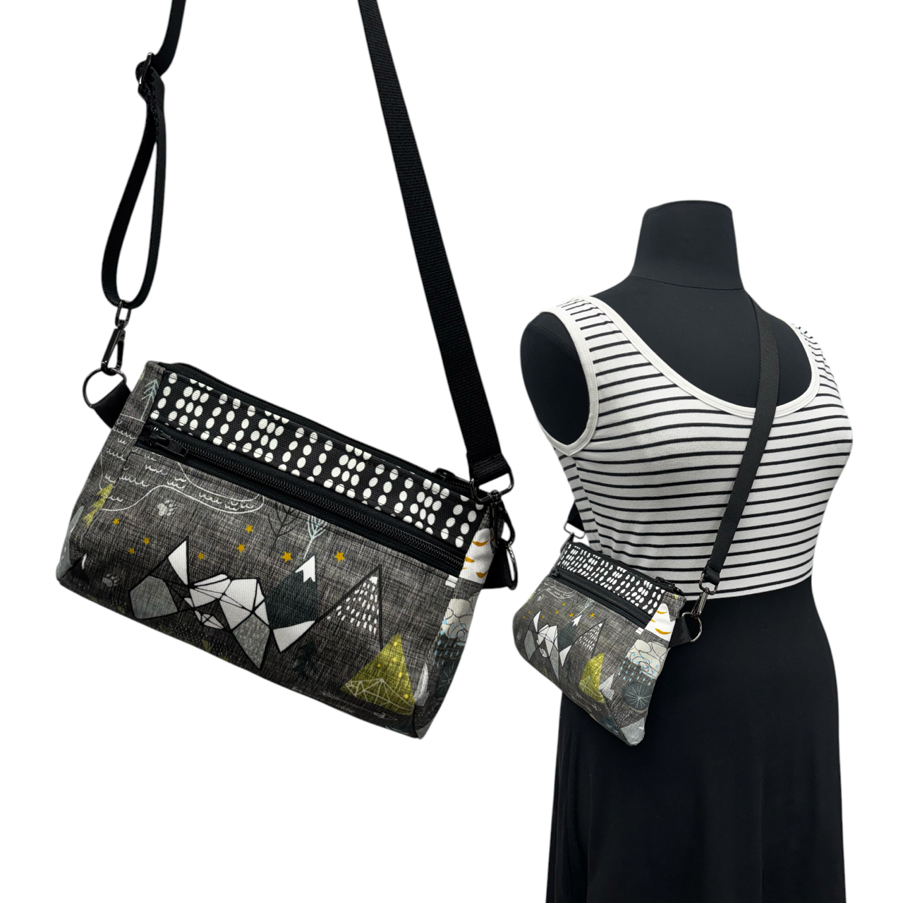 SALE 3-Way Bag Mountains w Black