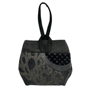 Sale Evening Wristlet Black on Black Overlay of Lace Mix of Beautiful Black