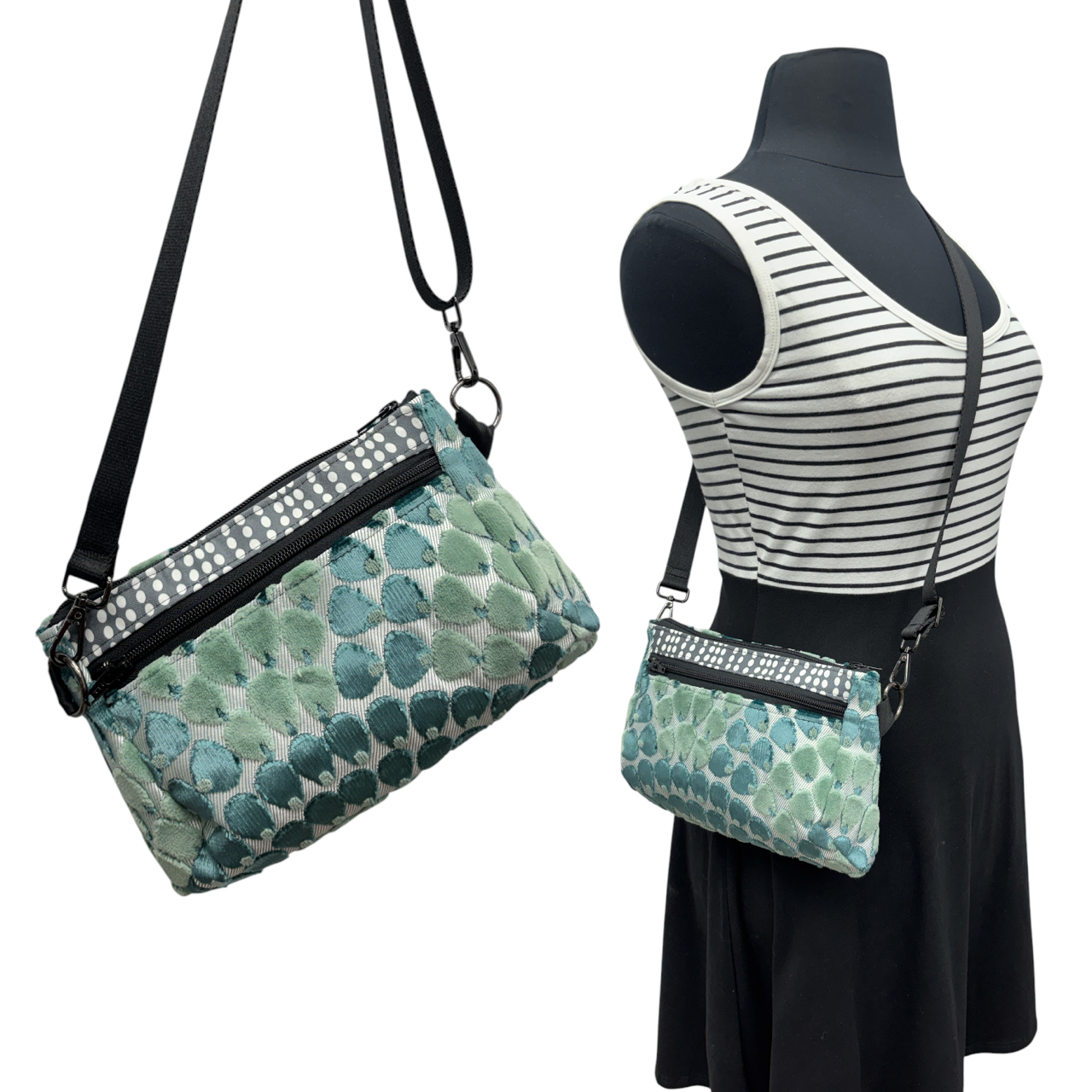 SALE 3-Way Bag Peacock Teal