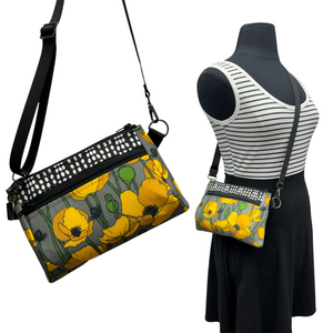 SALE 3-Way Bag Yellow Poppies
