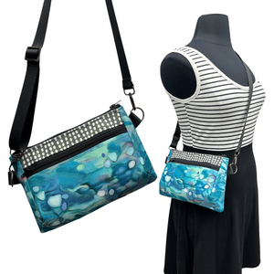 SALE 3-Way Bag Watercolor Dreamy Blues