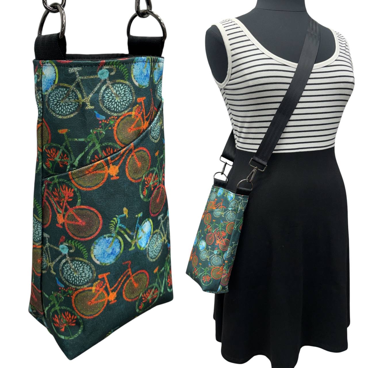 The BEST Water Bottle Bag + Cell Phone Pocket Bike Ride!