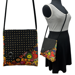 SALE Day Bag Multicolored Klimt Circles