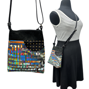 Sale MIILK Bag Black Orange Multicolored Glitch