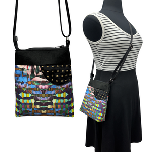 Sale MIILK Bag Black Blue Pink Multicolored Glitch
