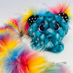 Kitsune Baby Blue Rainbow