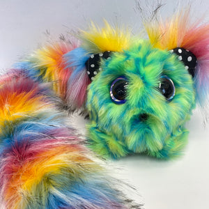 Kitsune Baby Green Rainbow