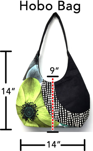 Hobo Bag Grey/Black Mountains