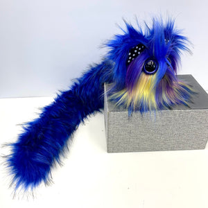Kitsune Baby Blue Yellow Purple