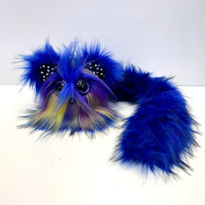 Kitsune Baby Blue Yellow Purple