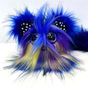 Kitsune Baby Blue Yellow Purple