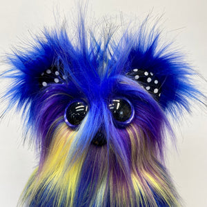 Kitsune Baby Blue Yellow Purple