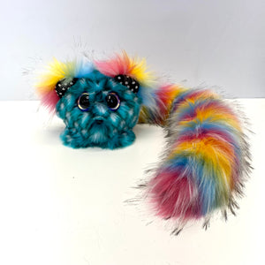 Kitsune Baby Blue Rainbow