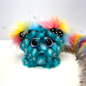 Kitsune Baby Blue Rainbow