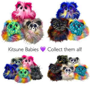 Kitsune Baby Light Pink/Hot Pink