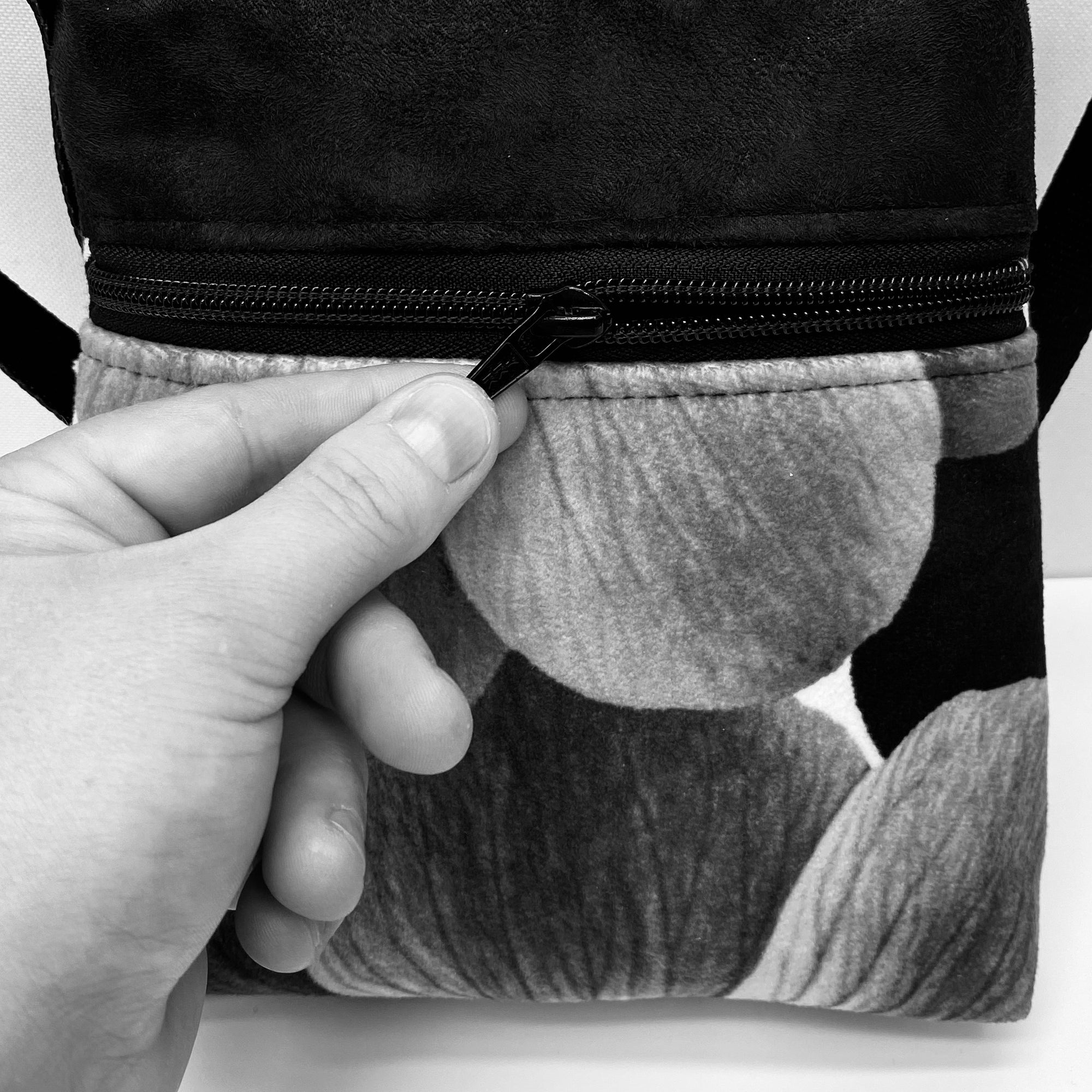 Add on OUTSIDE Zipper Pocket to the BACK of Bag