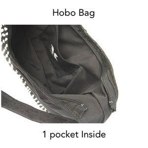 Hobo Bag Black Lotus