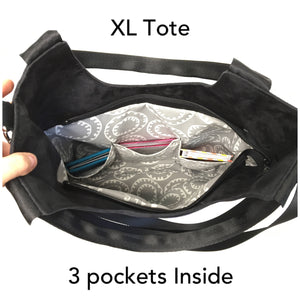 Extra Large Tote Big Flower