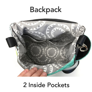 Backpack Grey Tree/Orange Sun