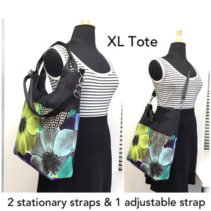 Extra Large Tote Big Flower
