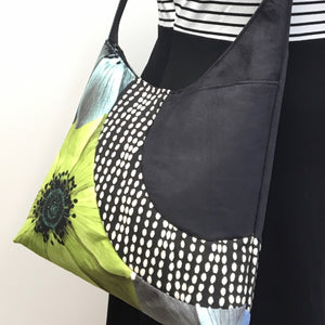 Cross Body Tote Big Flower