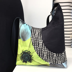 Cross Body Tote Big Flower