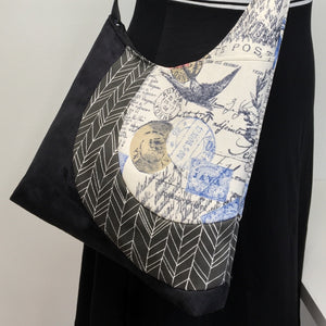 Cross Body Tote Travel Stamp