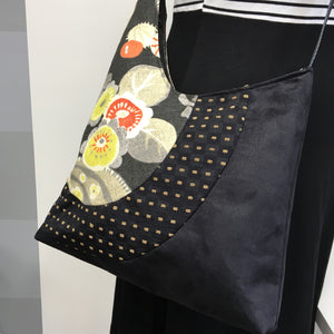 Cross Body Tote Orange/Grey Seed Pod