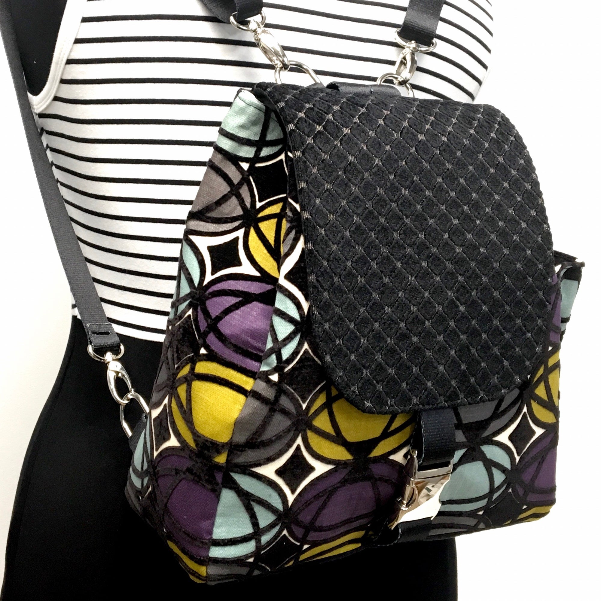 Backpack Geometric Pattern