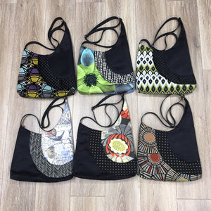 Cross Body Tote Big Flower